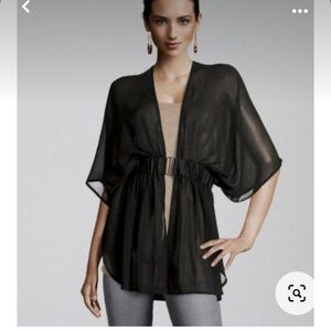 Black beach cover up